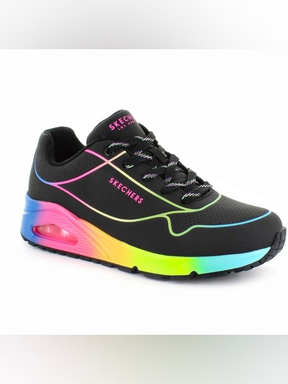 Skechers Street Uno - Pop of Sunshine Sneakers Black & Multicolor